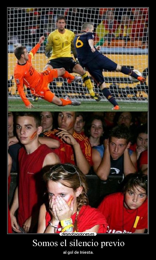 Somos el silencio previo -