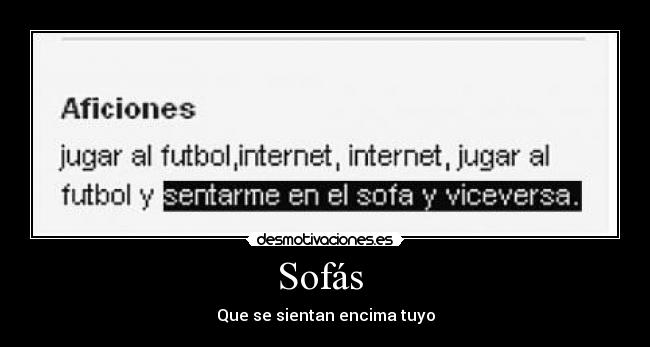 Sofás -