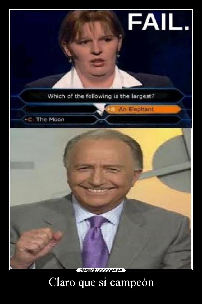 Claro que si campeón - 