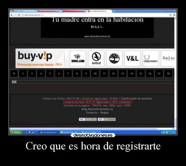 Creo que es hora de registrarte - 