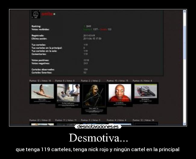 Desmotiva... -