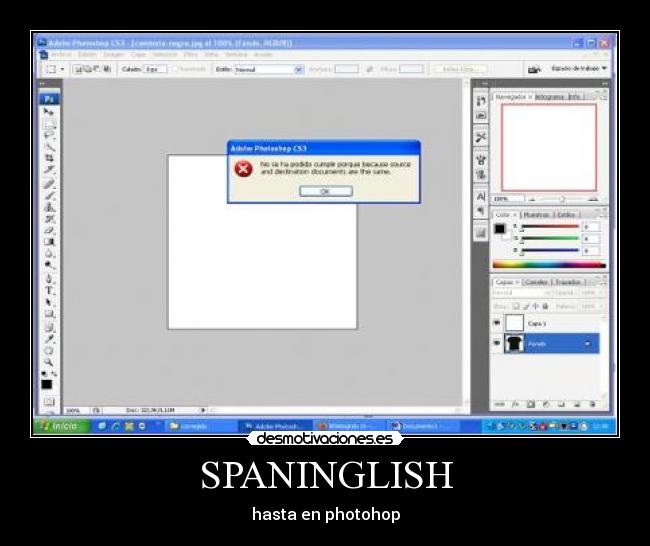 carteles spaninglish desmotivaciones