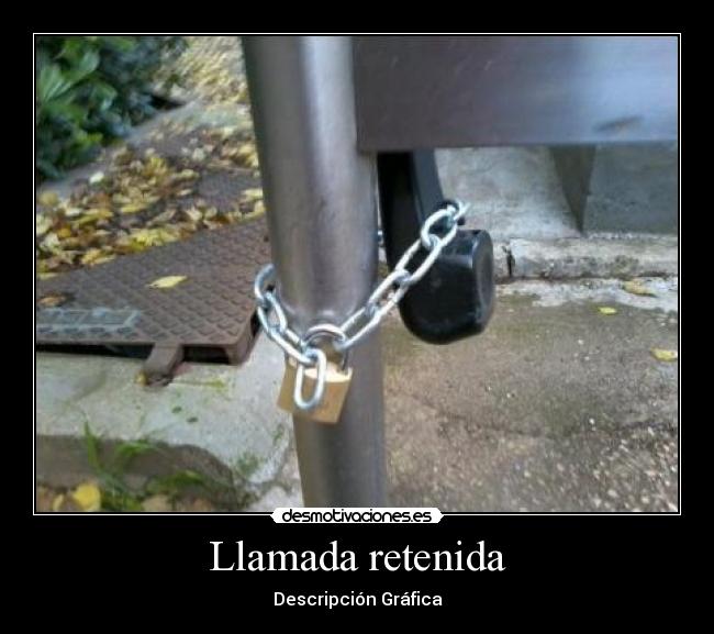 Llamada retenida - Descripción Gráfica
