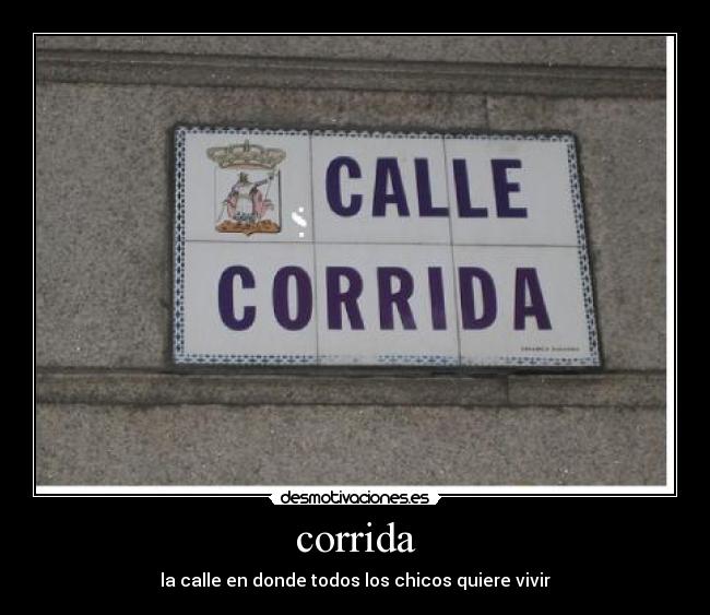 corrida -