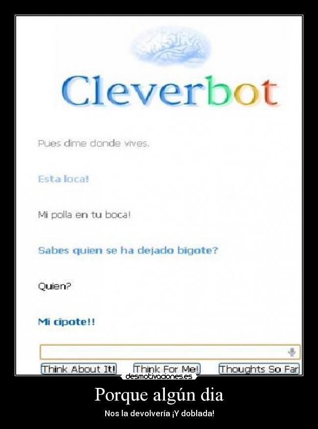 carteles cleverbot desmotivaciones