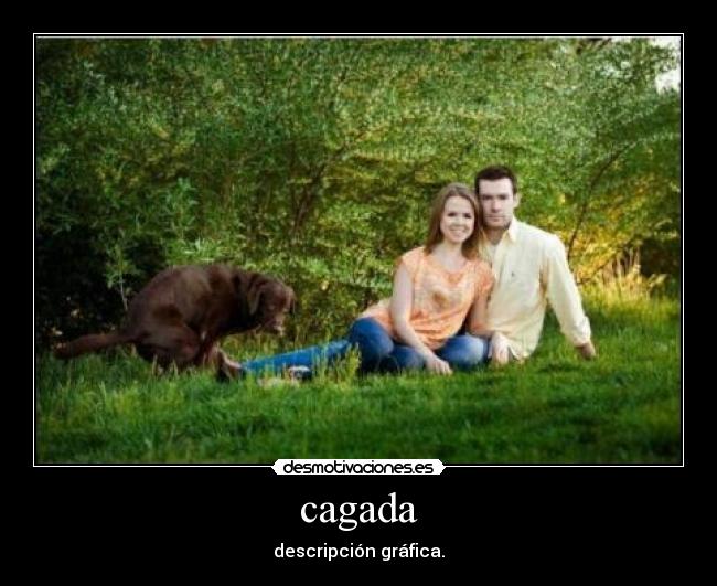 cagada - descripción gráfica.