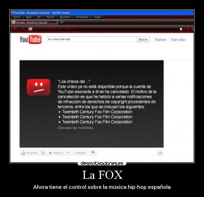 La FOX - Ahora tiene el control sobre la música hip-hop española