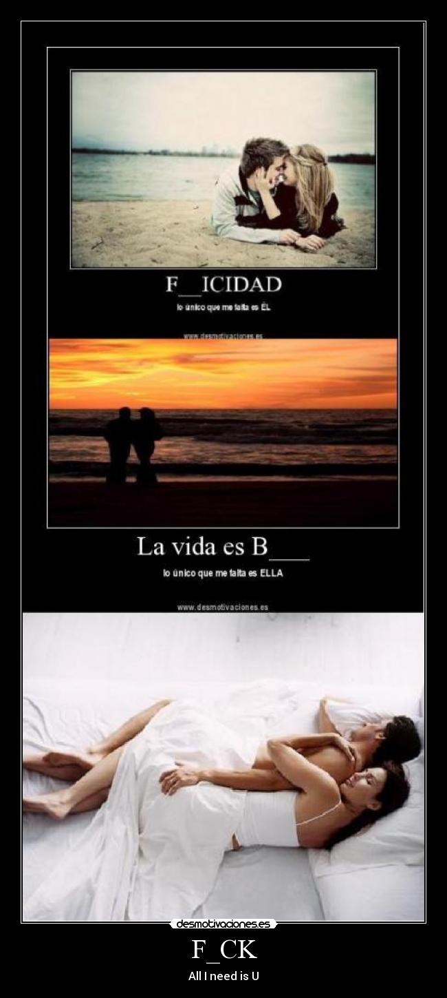 F_CK - All I need is U