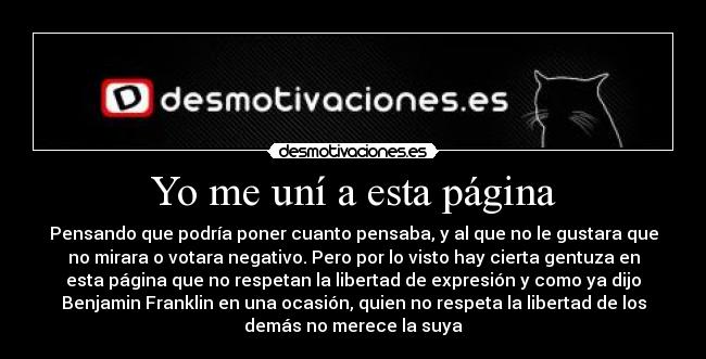 Yo me uní a esta página - 