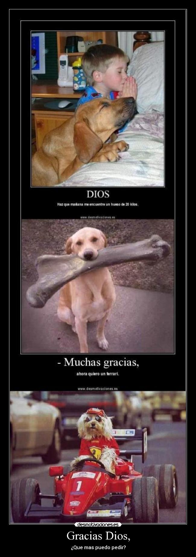 Gracias Dios, - 