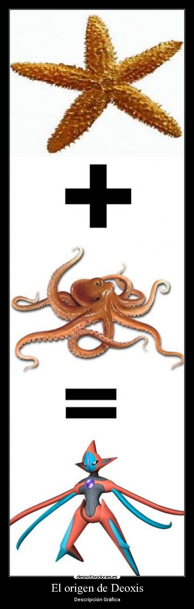 El origen de Deoxis - Descripción Gráfica