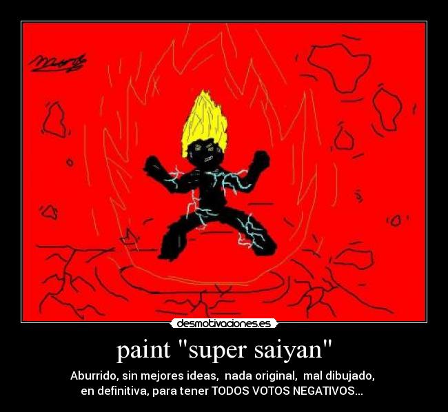 paint super saiyan - 