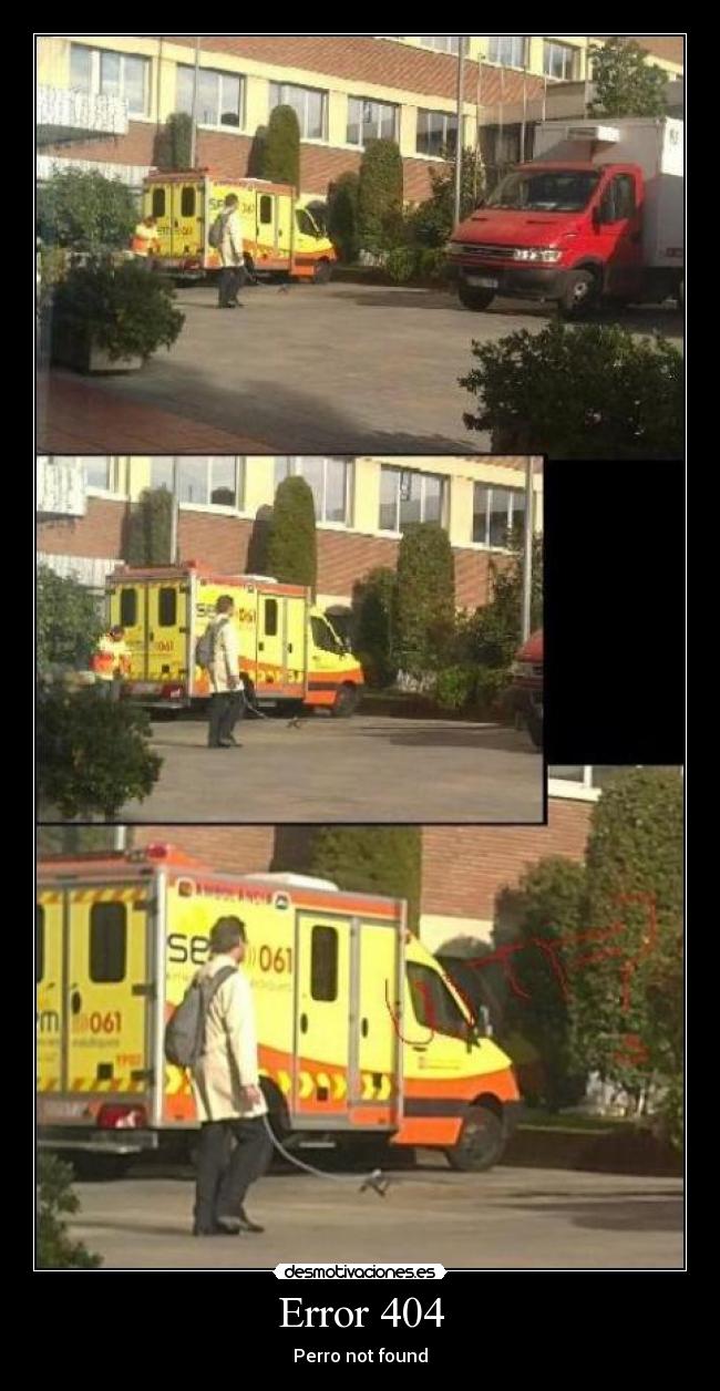 Error 404 - Perro not found