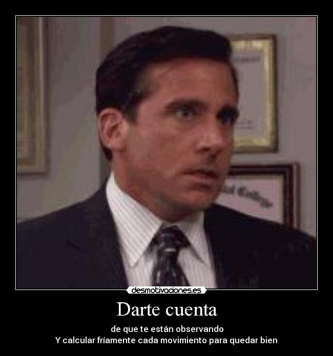 Darte cuenta -