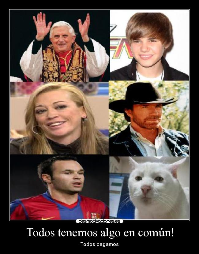 Todos tenemos algo en común! -