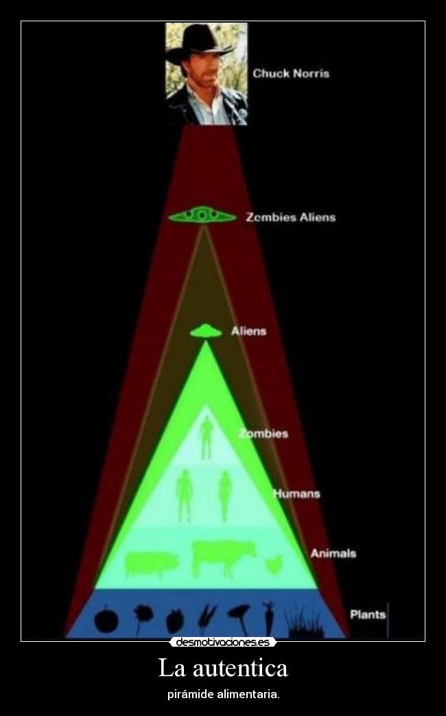 La autentica - pirámide alimentaria.