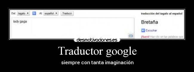 Traductor google - 