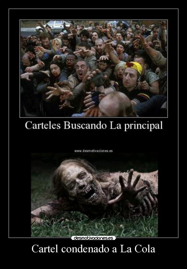 carteles karlytros zombie thewalkingdead desmotivaciones