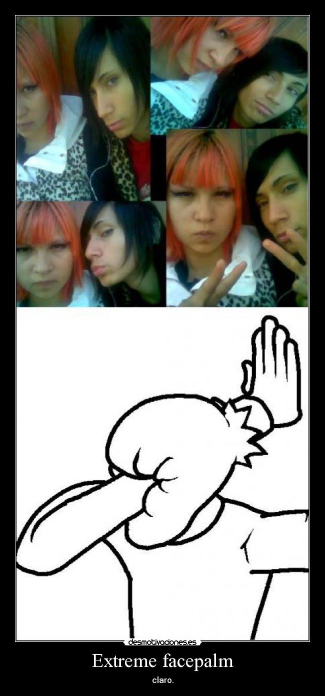 Extreme facepalm - claro.