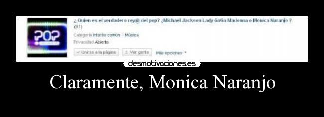 Claramente, Monica Naranjo - 