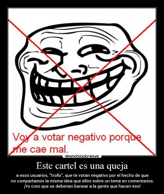 Este cartel es una queja - 