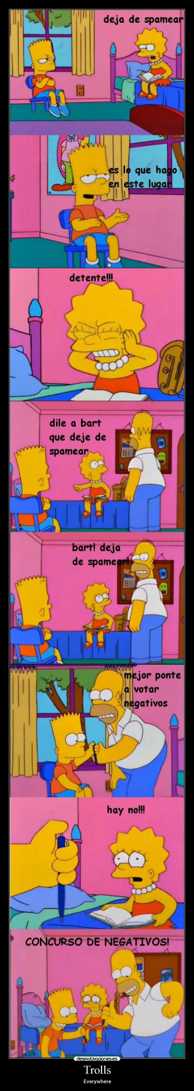 carteles los simpson desmotivaciones