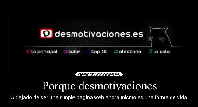 Porque desmotivaciones - 