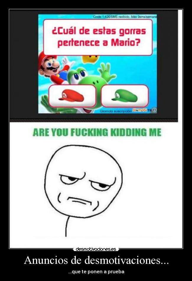 Anuncios de desmotivaciones... -