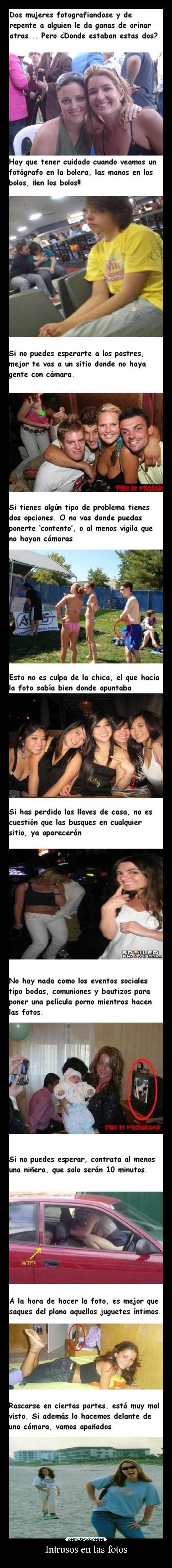 Intrusos en las fotos - 