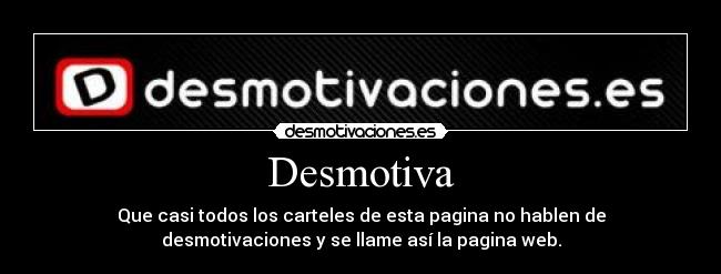 Desmotiva -