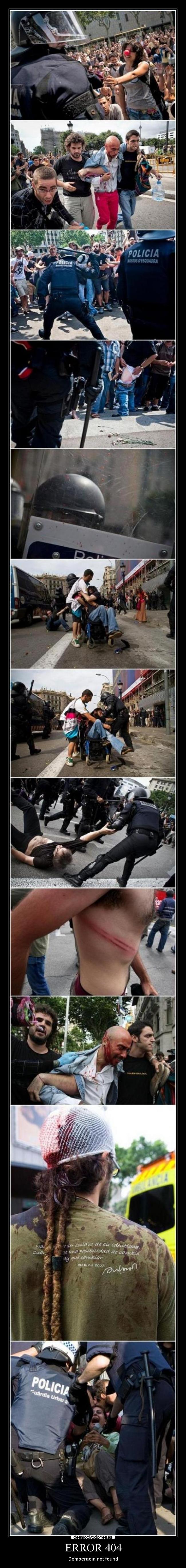 ERROR 404 - Democracia not found