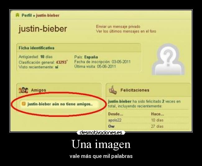 Una imagen - vale más que mil palabras