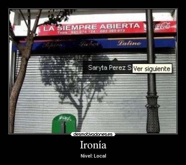 Ironía -