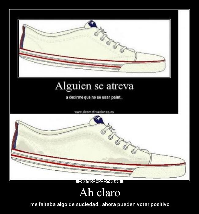 Ah claro - me faltaba algo de suciedad.. ahora pueden votar positivo
