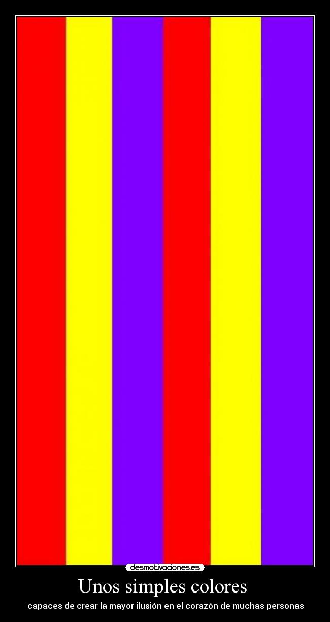 Unos simples colores -