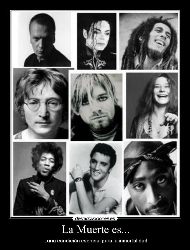 La Muerte es... - ...una condición esencial para la inmortalidad