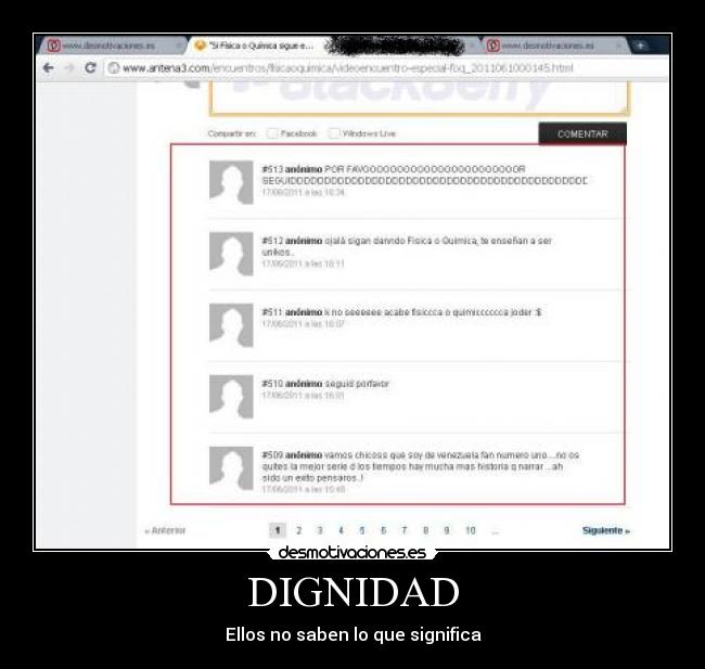 DIGNIDAD -