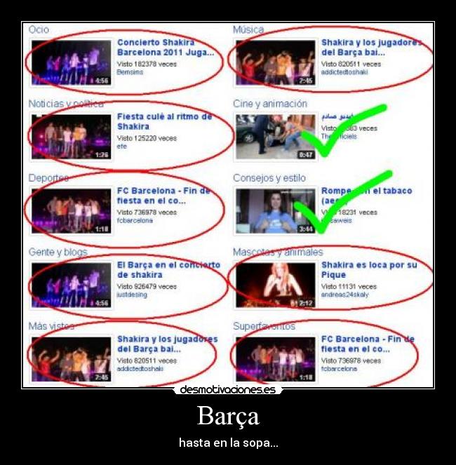 Barça - hasta en la sopa...