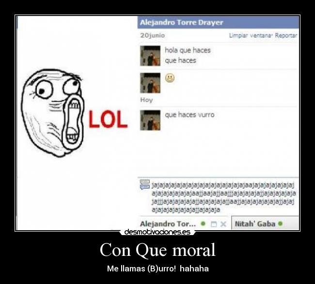 Con Que moral - 