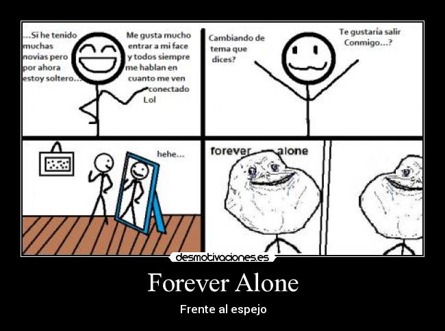 Forever Alone - Frente al espejo