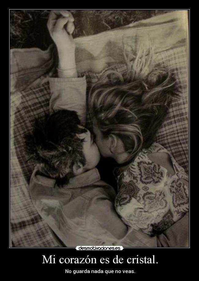 carteles corazon cristal desmotivaciones