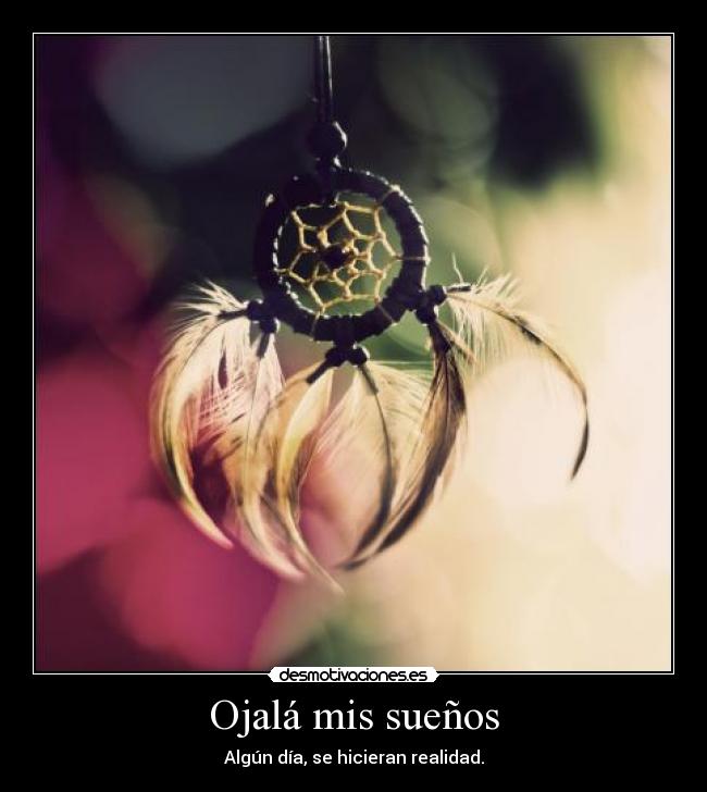 Ojalá mis sueños -