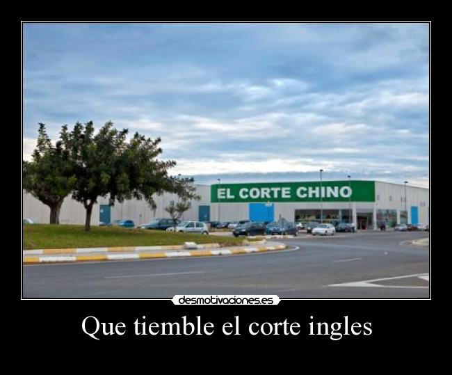 Que tiemble el corte ingles -