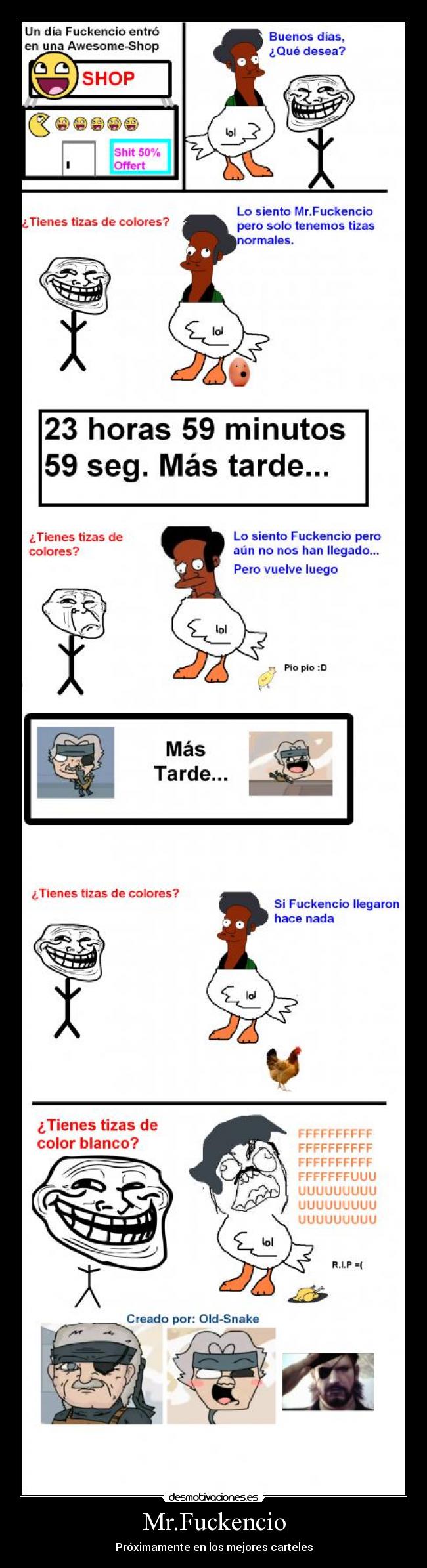 Mr.Fuckencio - Próximamente en los mejores carteles