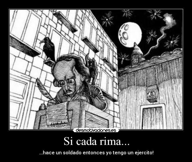 Si cada rima... -