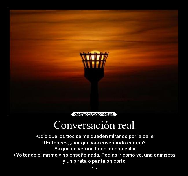 Conversación real -