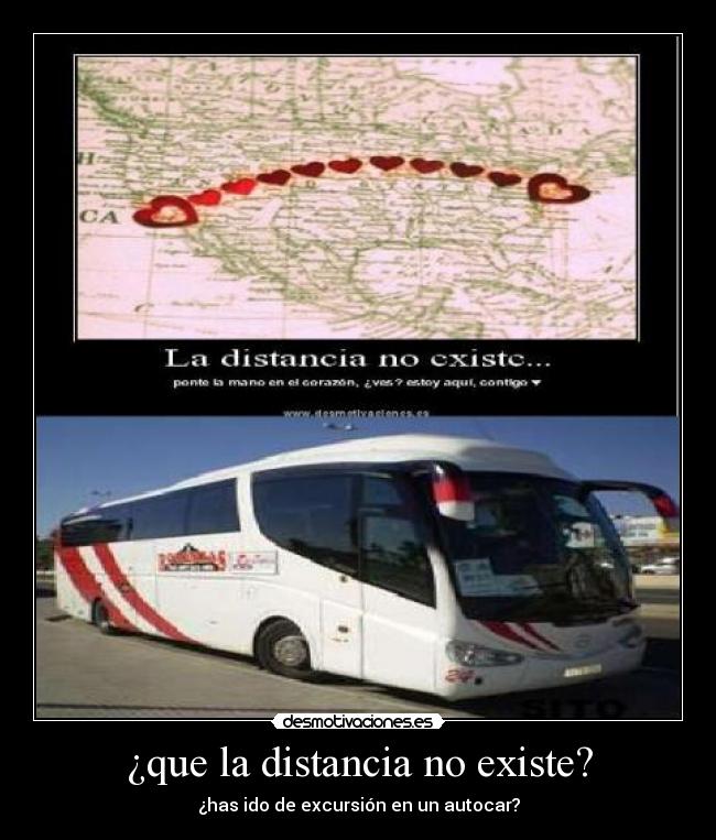 ¿que la distancia no existe? -