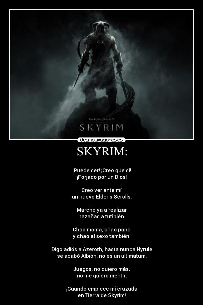 SKYRIM: -