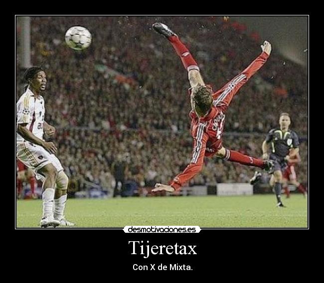 Tijeretax - Con X de Mixta.