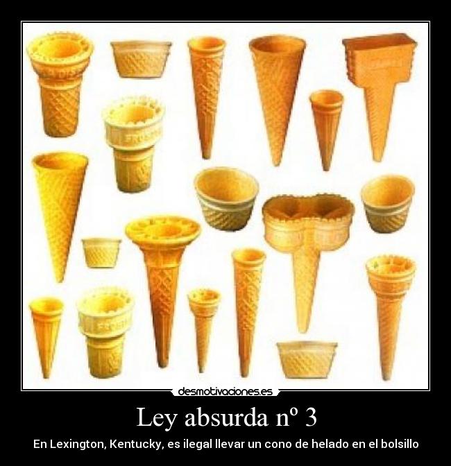 Ley absurda nº 3 -